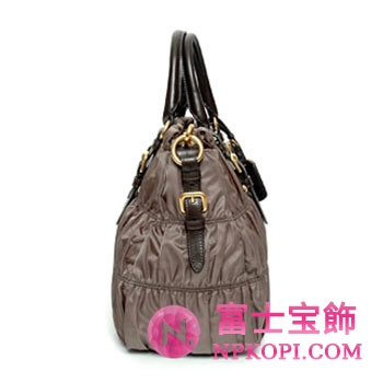 プラダ（PRADA）TESSUTO GAUFRE　レディース2wayトートバッグ　スモークブラウン　BN1336-QR1-170 
